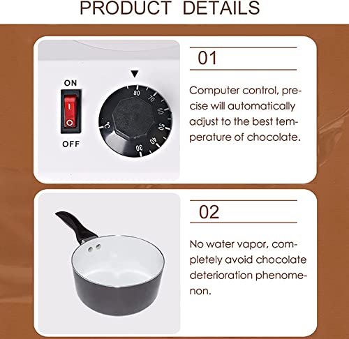 Set eléctrico para fundir chocolate 40W 1kg miniatura 5