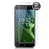 E-Hamii [2-Pack Acer Liquid Z6 Bildschirmschutzfolie, 0,26 mm HD Anti-Kratz- & Anti-Fingerabdruck Schutzfolie, 9H gehärtetes Glas Schutzabdeckung (Hinweis: Nicht Volldeckung)