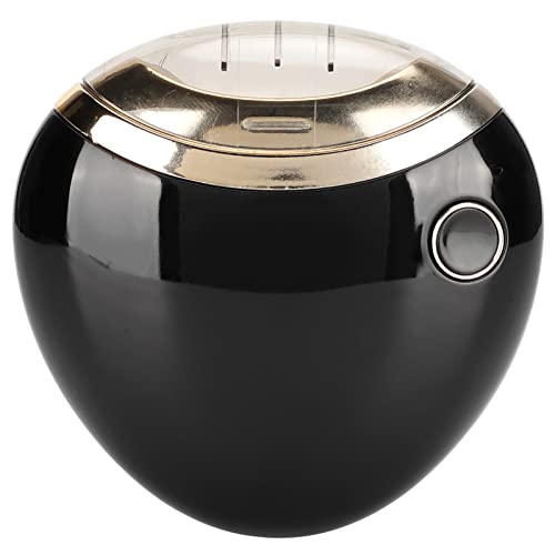 Keenso Máquina Pulidora Eléctrica para Uñas con Carga, ángulo Dorado de Precisión de 0,01mm para Herramientas de Manicura de Recorte Rápido, ABS Negro + Metal