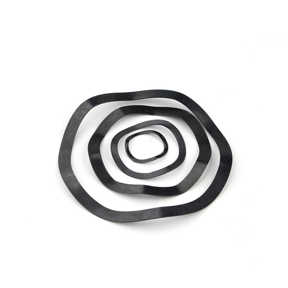 ppARK Unterlegscheiben 65 Mangan-Stahl M3 M4 M5 M6 M8 M10 M12 M14 M16 M19 M21 M24 M27-m118 Wellenscheibe 3/5/6/7 Crest Type Dichtung Spring Plain Dichtung Beilagscheiben