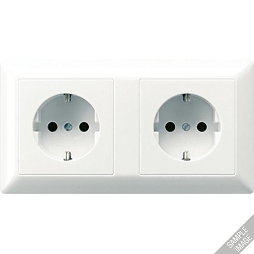 Preisvergleich Produktbild Jung AS522BFO Kabel-Kanal-Schuko -Steckdose 2-Fach