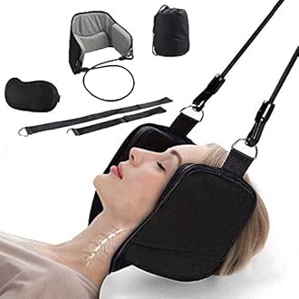 Hammock for Neck,Portable Decompression Cervical Traction Device,Head Hammock for Neck Shoulder Pain Relief and Physical Ther