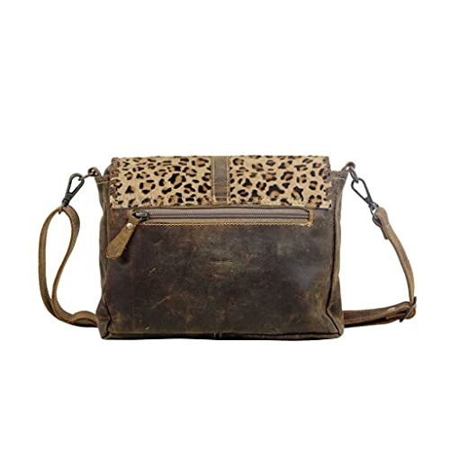 Myra Bag Swish Leather & Cowhide Bag Upcycled Cowhide & Leather S-28413