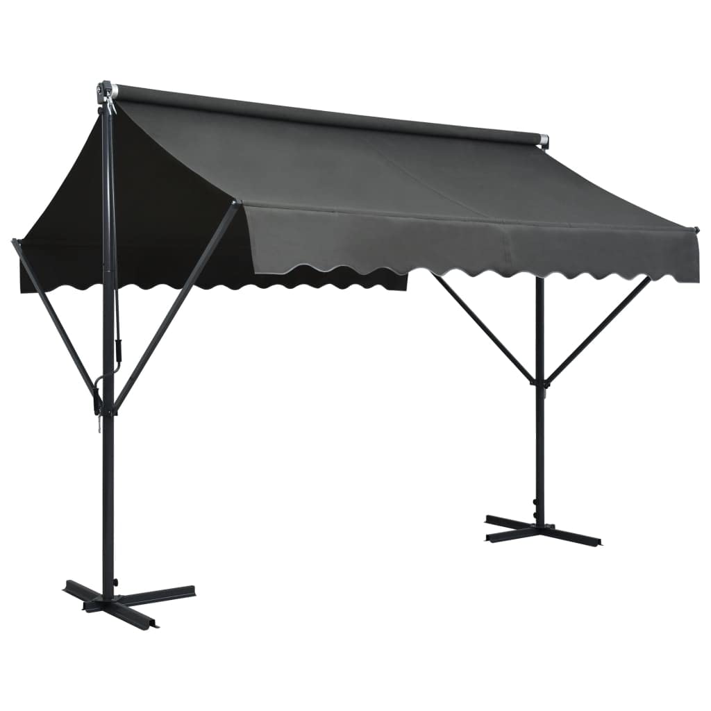 Ev & Bahçe Ayaklı Tente 300x300 cm Ebat Antrasit Ev ve Yaşam
