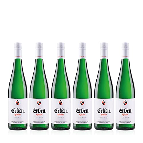 Erben Spätlese Feinfruchtig – Weißwein aus Deutschland – Prädikatswein – 6 x 0,75 l