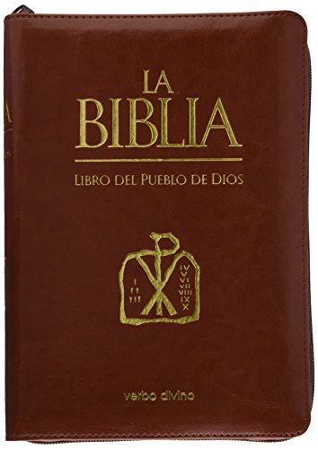 La Biblia. Libro del Pueblo de Dios: Edición símil piel con cremallera