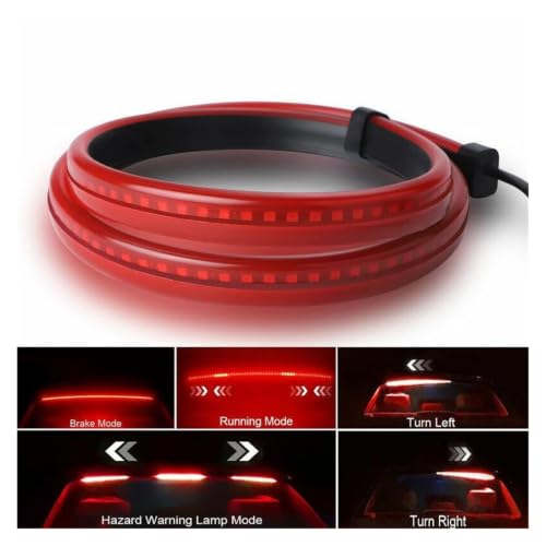 Troisième feu stop flexible 40" avec avertissement marche LED dynamique
