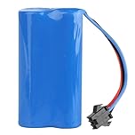 SZAJOR 18650 Batteria agli ioni di Litio 7.4V 1200mAh Batteria Ricaricabile Batteria RC per modellismo Auto Aereo Robot Giocattolo con Spina SM a 3 Pin