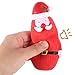 Housoutil Christmas Latex Dog Toy Squeaky Interactive Chew Toy for Puppies Cute Santa Design for Holiday Fun and Training Safe Latex Material for Dogs