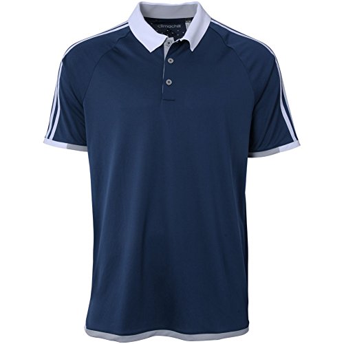 adidas Men's Golf Climachill 3-Stripes Competition Polo Shirt