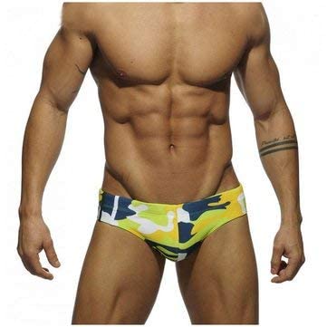 Gay Mens Swimwear Men Elastic Swimsuit Man Quick Dry Swimming Trunks - #01 Xl-image-22