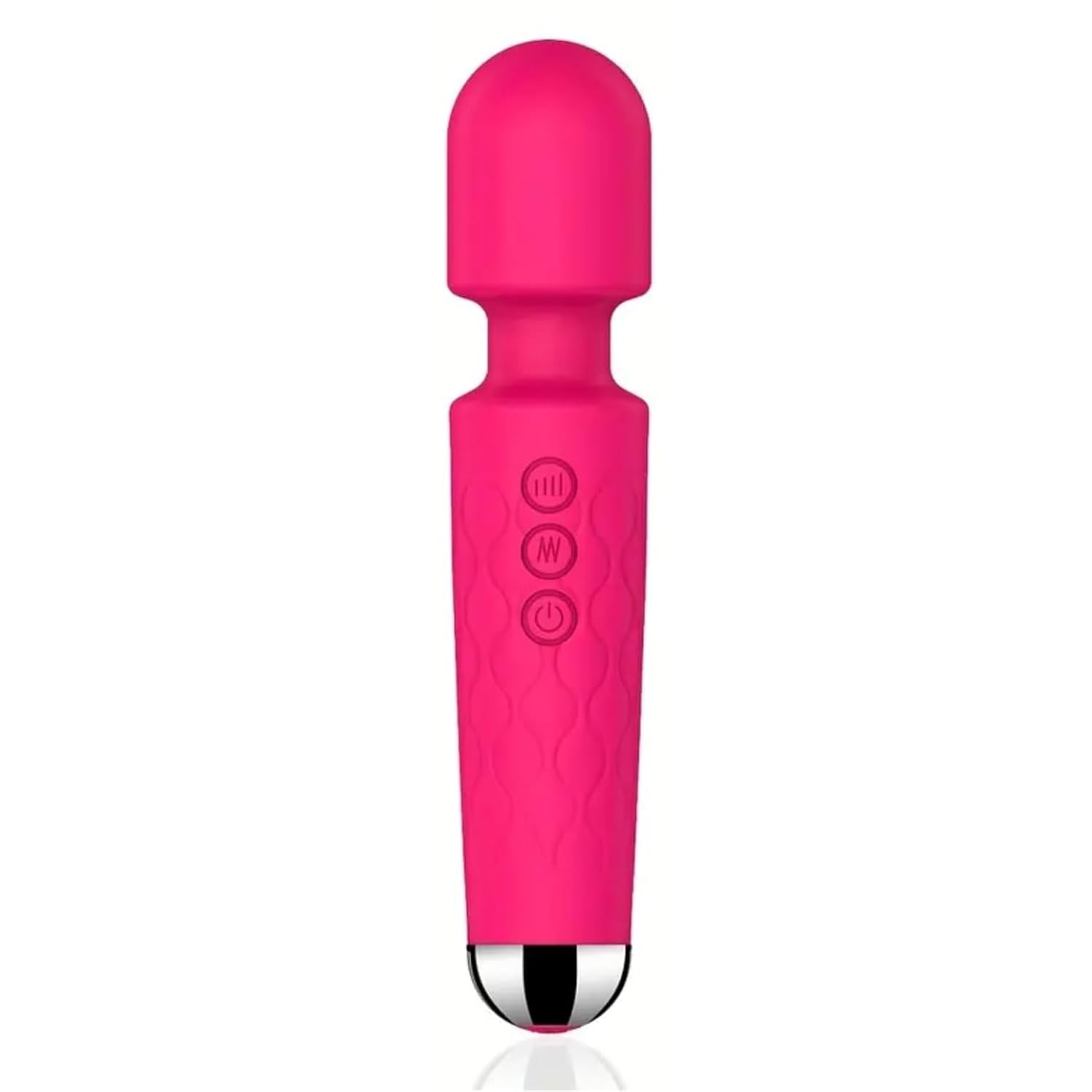 Electric Body Massager Pain Relief Neck, Shoulder, Back, Foot Women 20+ Vibration Modes, Rechargeable, Waterproof, Women and Men, Flexible Head (PINK)-VS-654