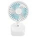 Mini wentylator stołowy Przenośny wentylator stołowy USB Typ zaciskowy Akumulator Mini wentylator biurkowy Obrót o 360 stopni 3 prędkości Regulowany wentylator zaciskowy do domu (kolor: srebrny, rozmiar: jeden rozmiar)