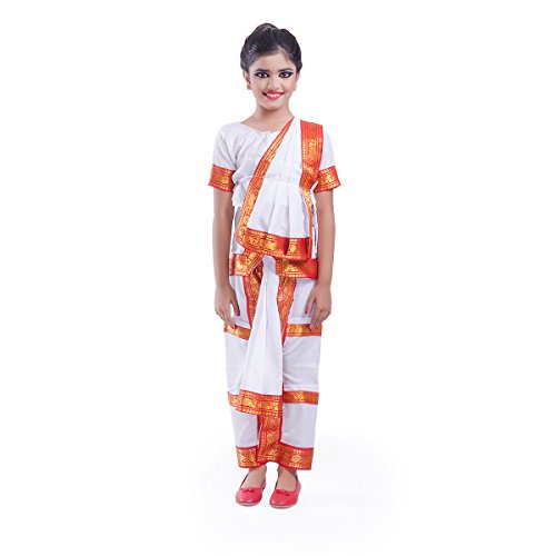 Image of Fancydresswale Bharatnatyam Dance Dress for Girls