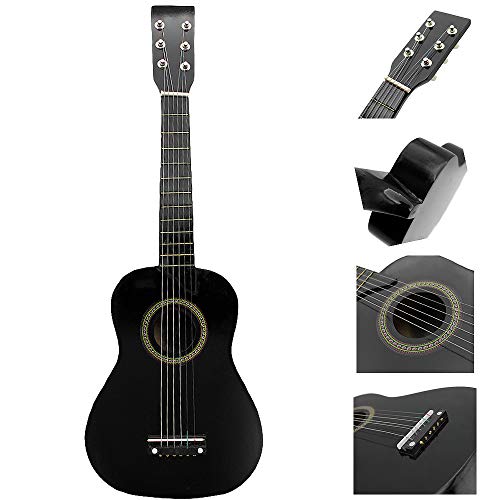 KOUTOUMOR 23 Pouces Petite Mini Guitare Tilleul 6 Cordes Guitare Acoustique avec Pick Strings Accessoire pour DéButant… - Les Beatles, Paul McCartney, John Lennon, RIngo Starr, George Harrison KOUTOUMOR 23 Pouces Petite Mini Guitare Tilleul 6 Cordes Guitare Acoustique avec Pick Strings Accessoire pour DéButant… – Image 4