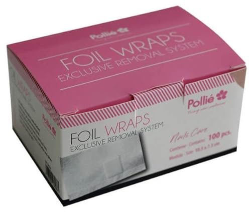 Eurostil Bajo Pedido 100 Stück Verschiedene Foliensätze zum Entfernen (Rechteckig, Wegwerfbar, Baumwolle, Abschminkend, Wattepad)