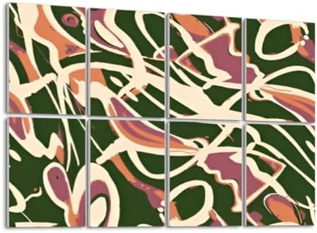 Art Acoustic Panels Self Adhesive seamless pattern colorful geometric seamless pattern For tablecloths 8 Packs Decorative Soundproof Wall Panels Large Sound Absorbing Panels for Home Office 48″x32″