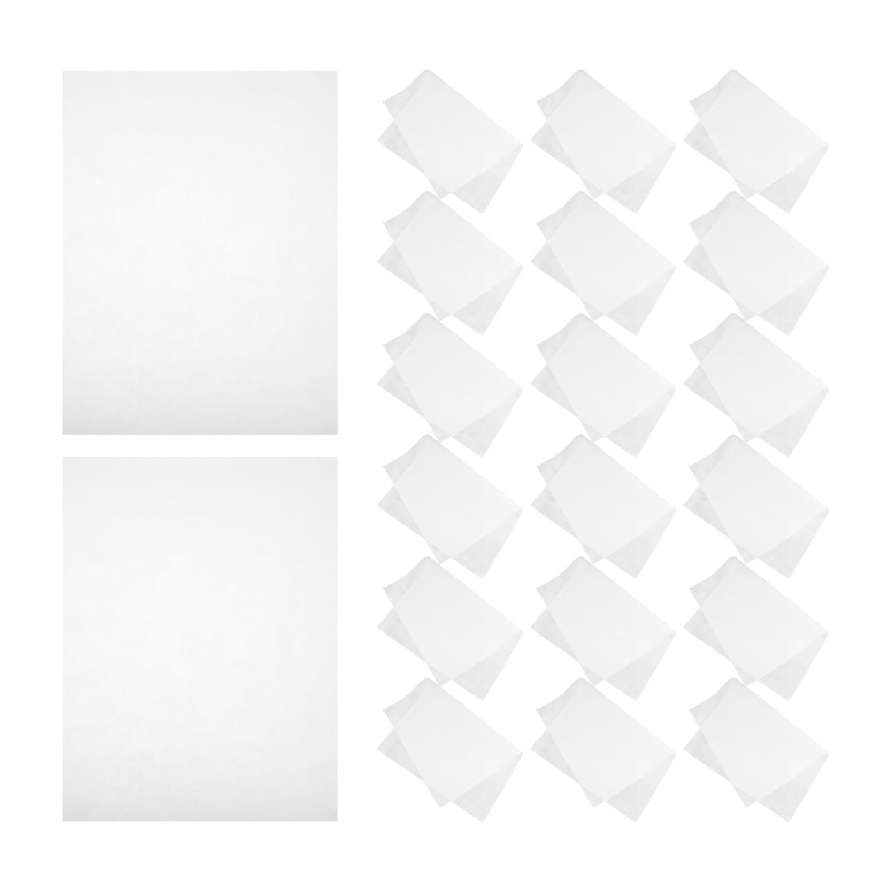 Luxshiny 200 hojas de papel pergamino de 30 x 40 cm (12 x 16 pulgadas) - Láminas antiadherentes para hornear galletas - Revestimientos resistentes al calor para horno, ideales para cocinar, asar a la