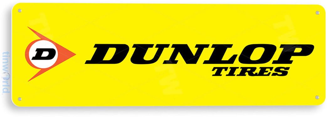 Amazon.com: Tinworld Tin Sign Dunlop Tires Auto Shop Metal Sign  