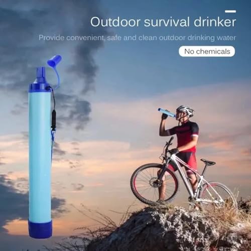 Purification de l'eau de survie avec un filtre compact pour l'extérieur