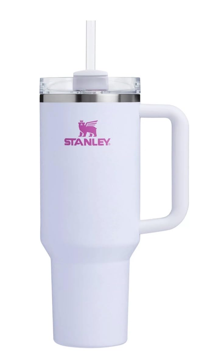 Quencher H2O 30 oz (0.88L) Tumbler | Crystal Crush (Textured White with Pink)