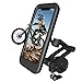 ANLILUCK Soporte para Teléfono Móvil Impermeable para Motocicleta,Giratorio de 360 ​​° y Desmontable a Prueba de Golpes,Adecuado para Teléfonos Móviles de 4,5-6,7 ​​Pulgadas