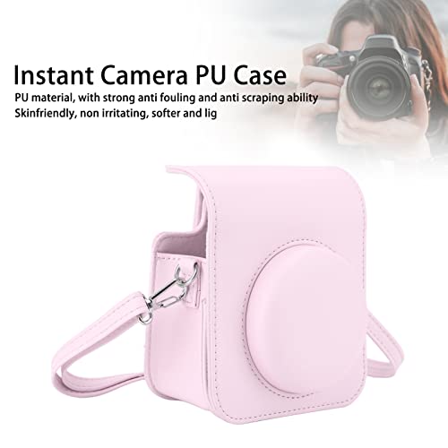 Protective Case for Mini 12 Instant Camera, PU Leather Camera Lens Guard with and Adjustable Shoulder Strap - Image 3