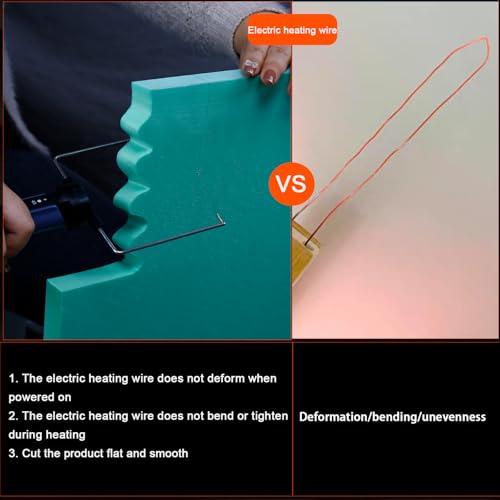 3 in 1 Hot Wire Foam Cutter Kit,Blue Foam Cutter Electric Foam Cutting Tool, Heated Foam Carving Knife Kit