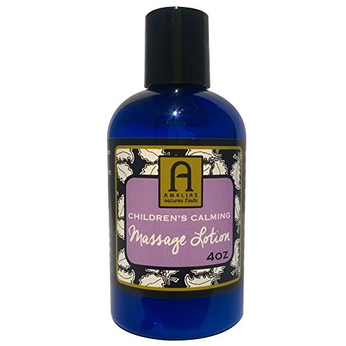 Childrens Calming Massage Lotion, Ideal for Delicate Skin on Little Kids, Soft Lush Cream with Organic French Lavender to Soothe and Calm, Get a Restful Night’s Sleep, Mommy and Baby Will Benefit