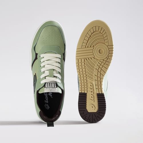 Image of Lotto Men Hoop Star OG Leather Sneakers
