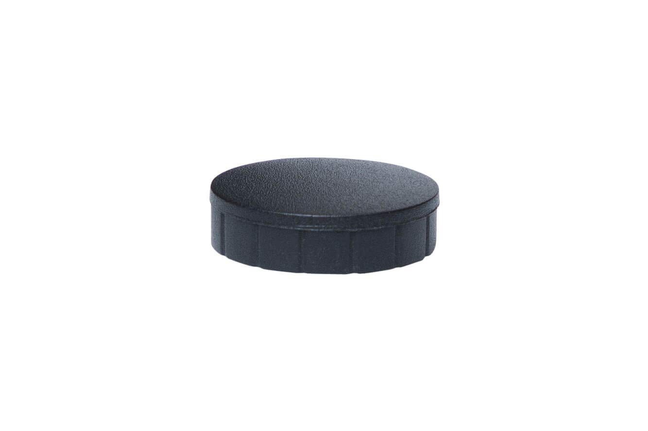 MAUL MAULsolid Magnets, Diameter 24 mm (Pack of 10), Mini Magnets Made of Plastic with 600 g Adhesive Force, Strong Magnets for Whiteboard and Magnetic Board, Ideal for Office, Home Office and