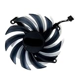 Cooling Fan 87mm 4pin CF-12915S for RTX 3070 3070Ti 3080 3080Ti 3090 X4 OC GPU Graphics Card Fans Replacement Fan(Green)