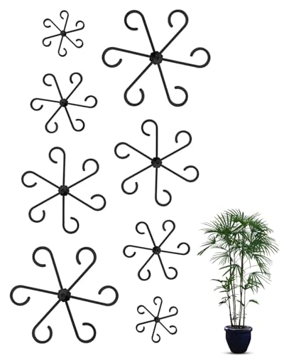 FUGLUS 8 clips pour plantes vivaces support de tige de plante, porte-tiges tuteur plante, tuteur plante interieur Pour les supports grimpants monarques et les fleurs de taro, les hortensias tomates