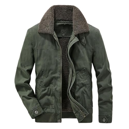 Veste en coton épais homme d'automne hiver chaude et confortable pour affronter le froid