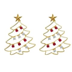 A11:christmas tree earrings