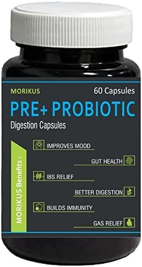 Suplemento de probióticos de 50 mil millones de UFC con prebióticos de 150 mg para mujeres y hombres  para una mejor inmunidad, digestión y fibra