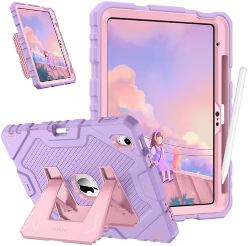 Fintie Kinder Hülle für iPad A16 11 Generation 11 Zoll/iPad 10. Gen 10.9" | Robuster Rundum-Schutz, Stoßfeste Kinder Schutzhülle mit Stifthalter & Ständer für Hoch- & Querformat, L