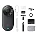 Produktbild Insta360 GO 3S Komplett-Bundle - Tragbare 4K Mini-Kamera, Freihand-POVs, Überall anbringbar, Stabilisierung, 140 min Akku, 10 m wasserdicht, KI-Bearbeitung, Schwarz, für Vlogs, Reisen, Outdoor