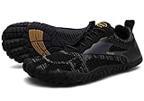 tod's loafers damen  Voovix Herren Trekkingschuhe Damen Wanderschuhe Barfußschuhe Laufschuhe Traillaufschuhe Knit Sneaker Fitnessschuhe im Sommer black44