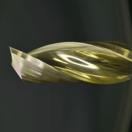 Image of Tools Solid Carbide CNC Spiral Single Flute End Mill -ZrN Coating for Acrylic Plate Aluminum, Wood, Plastic, Brass, Copper Cutting - 1 /4 Diameter 1 /4 inch