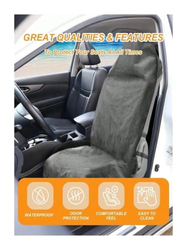 Cojín de asiento de coche a prueba de sudor con fundas universales transpirables 2