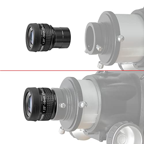 Astromania 1.25" 16Mm Premium Flat Field Eyepiece - A Flat Image Field And Crystal-Clear Images #TOP6