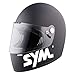 myrockshirt 2X Sym Schriftzug Helmaufkleber Aufkleber für Motorrad Bike Roller Mofa Sticker Decal Tuningaufkleber