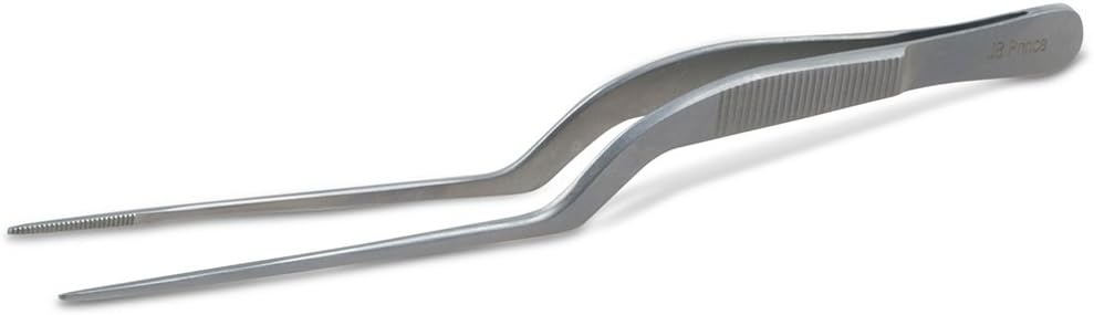 J.B. Prince U924 B Offset Fine Tip Tweezer 6.5 Inches