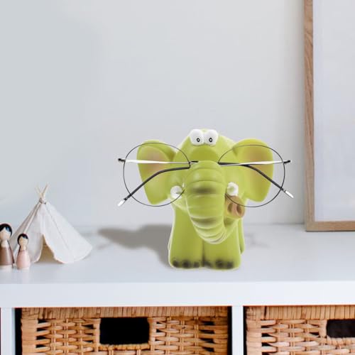 Ciieeo Brillenhalter aus Harz Eleganter Brillenständer für Zuhause und Geschäft Niedliches Tier Design Stilvolle Schreibtischdekoration und Display für Brillen