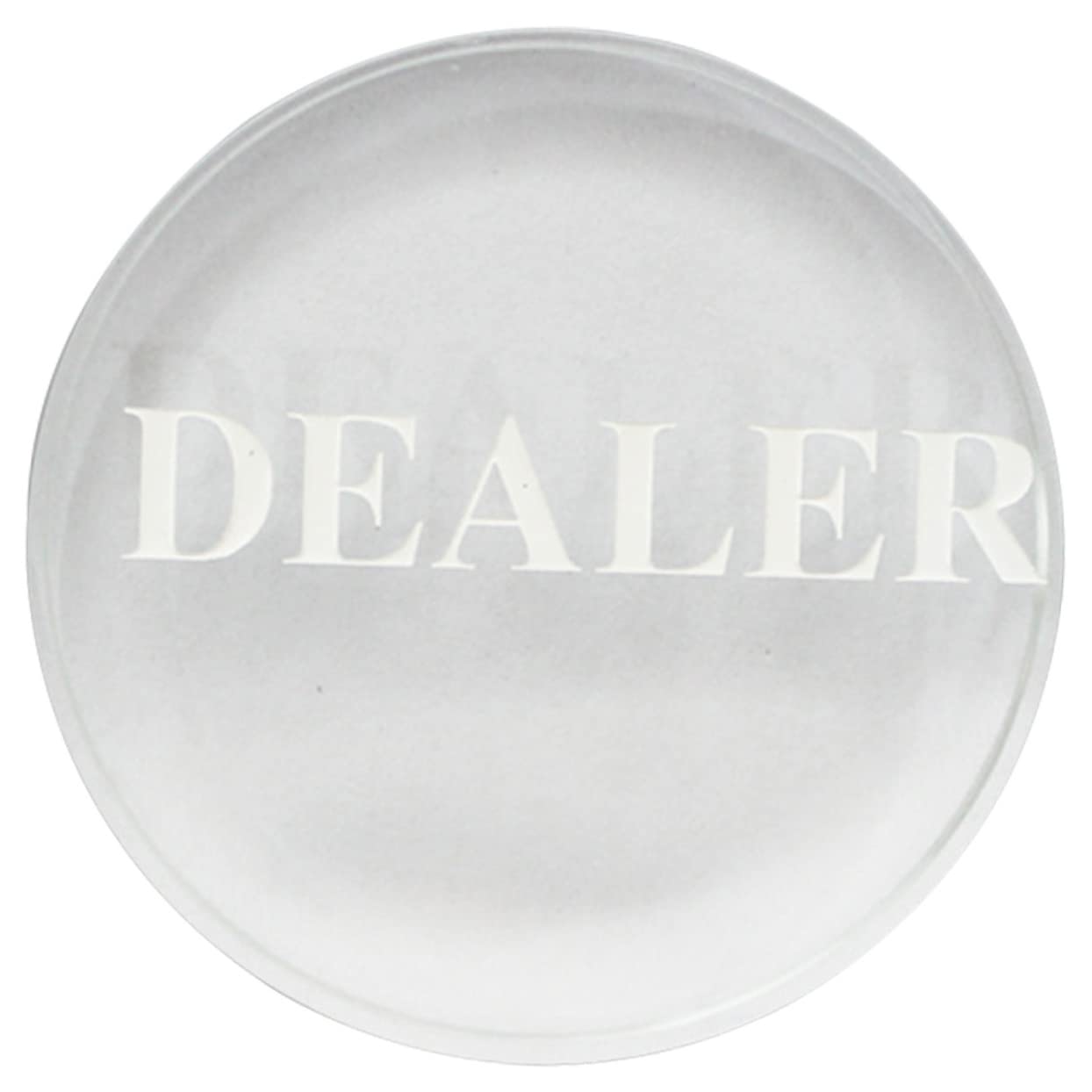 BESPORTBLE Reusable Poker Dealer Button Game Button Crystal Material for Dealer Big Blind Little Blind