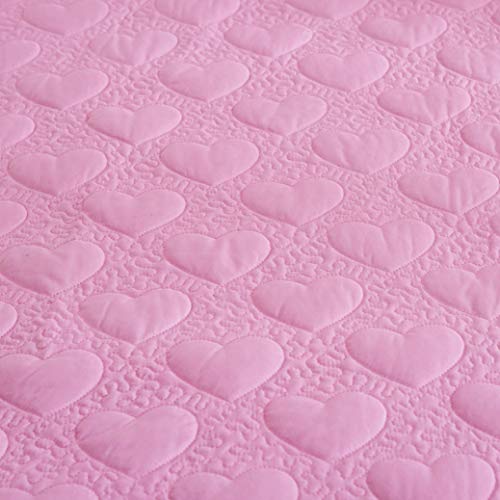 Berteri Romantic Lace Headboard Slipcover For Queen Size Bed All-Inclusive Princess Bed Headboard Cover For Girls Bedroom Wedding Room Decoration Pink #TOP4