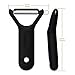 Kitchen Vegetable Peeler, Ulwae Ultra Sharp Potato Peeler, Y Peeler with Non-Slip Handles for Left and Right Hand, Apples Carrots Cucumbers, Dishwasher Safe