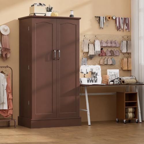 kepptory 47" Tall Sewing Craft Storage Cabinet with Adjustable Shelves by kepptory - Used condition - Image 7