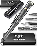 Tactical Pen with Flashlight – Multitool EDC Pen with Glass Breaker & Bottle Opener, Gift for Men & Women, Stocking Stuffer or Father’s Day Gadget